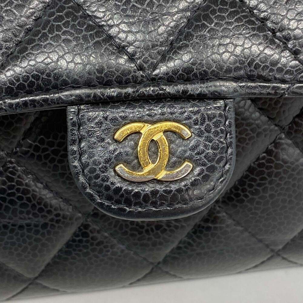 CHANEL Black Caviar Leather Wallet - Picture 7 of 9